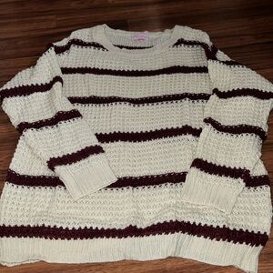 NWOT pink lily sweater